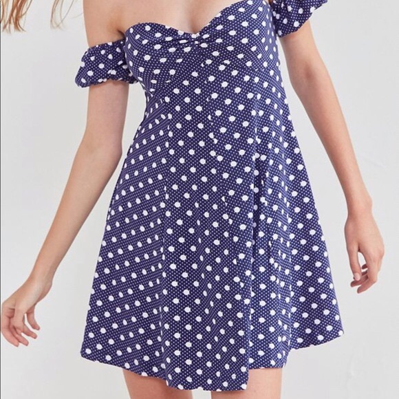 NWOT Kimchi Polka Dot Dress - Picture 2 of 6
